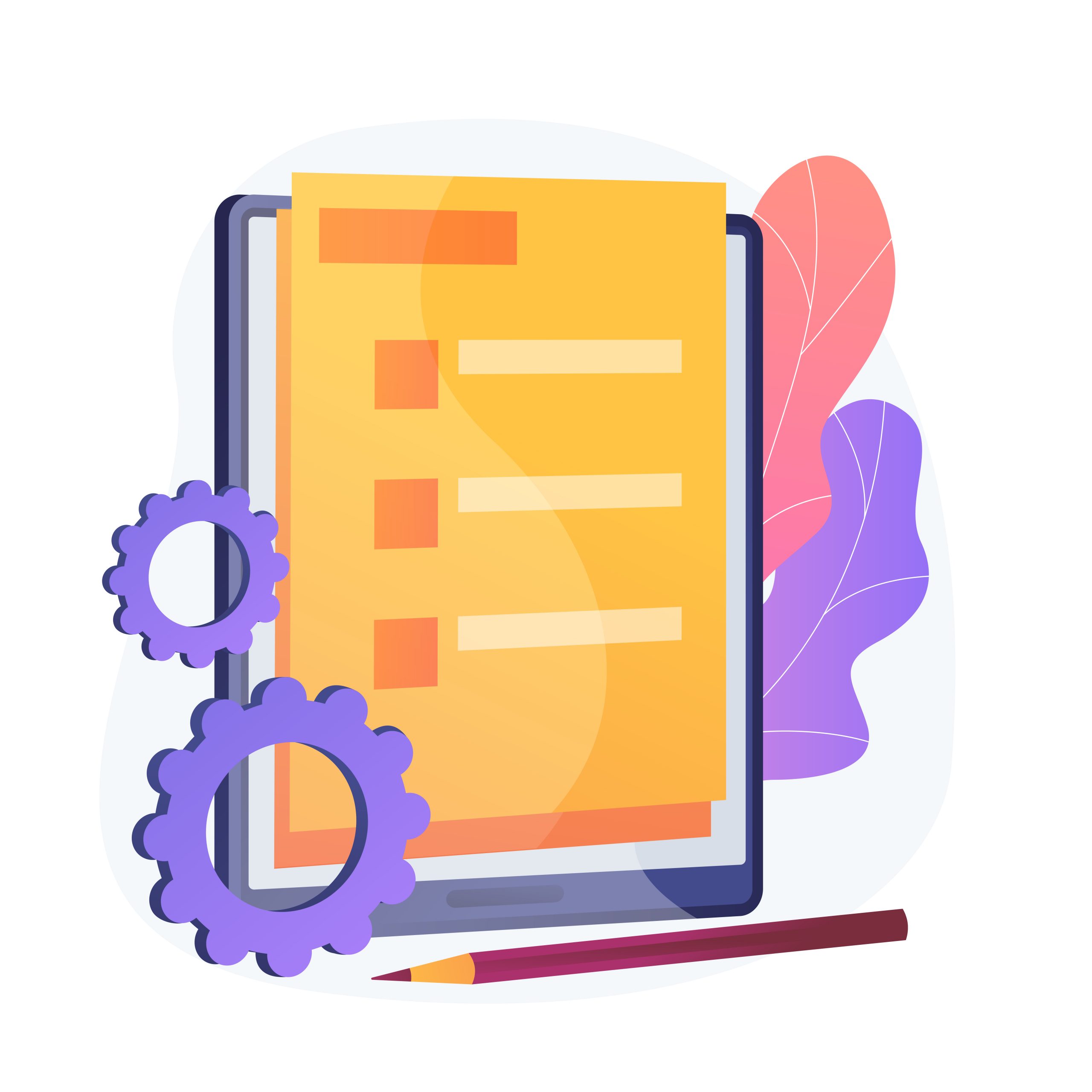 Online document form vector concept metaphor